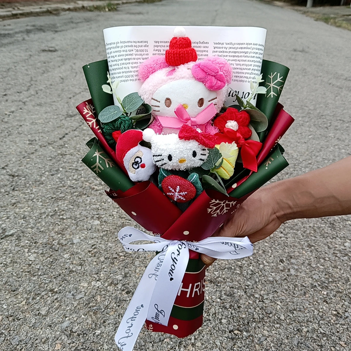 Hello Kitty Plush Flower Bouquet