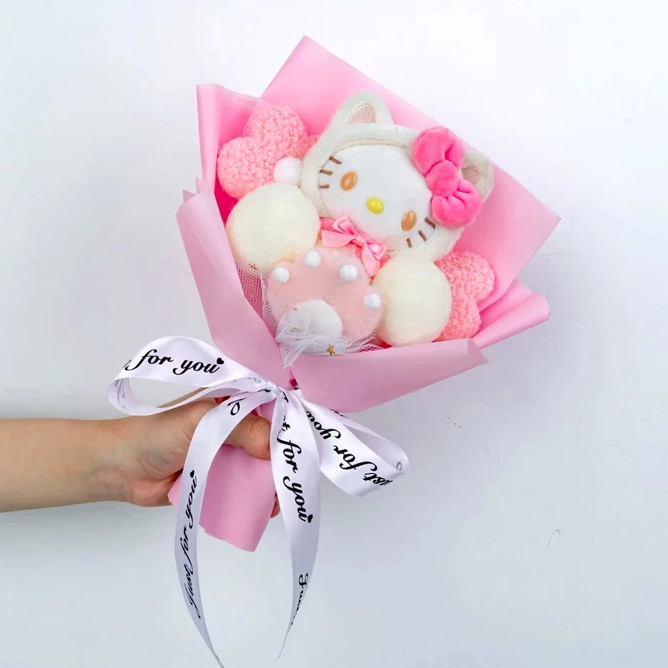 Hello Kitty Plush Flower Bouquet