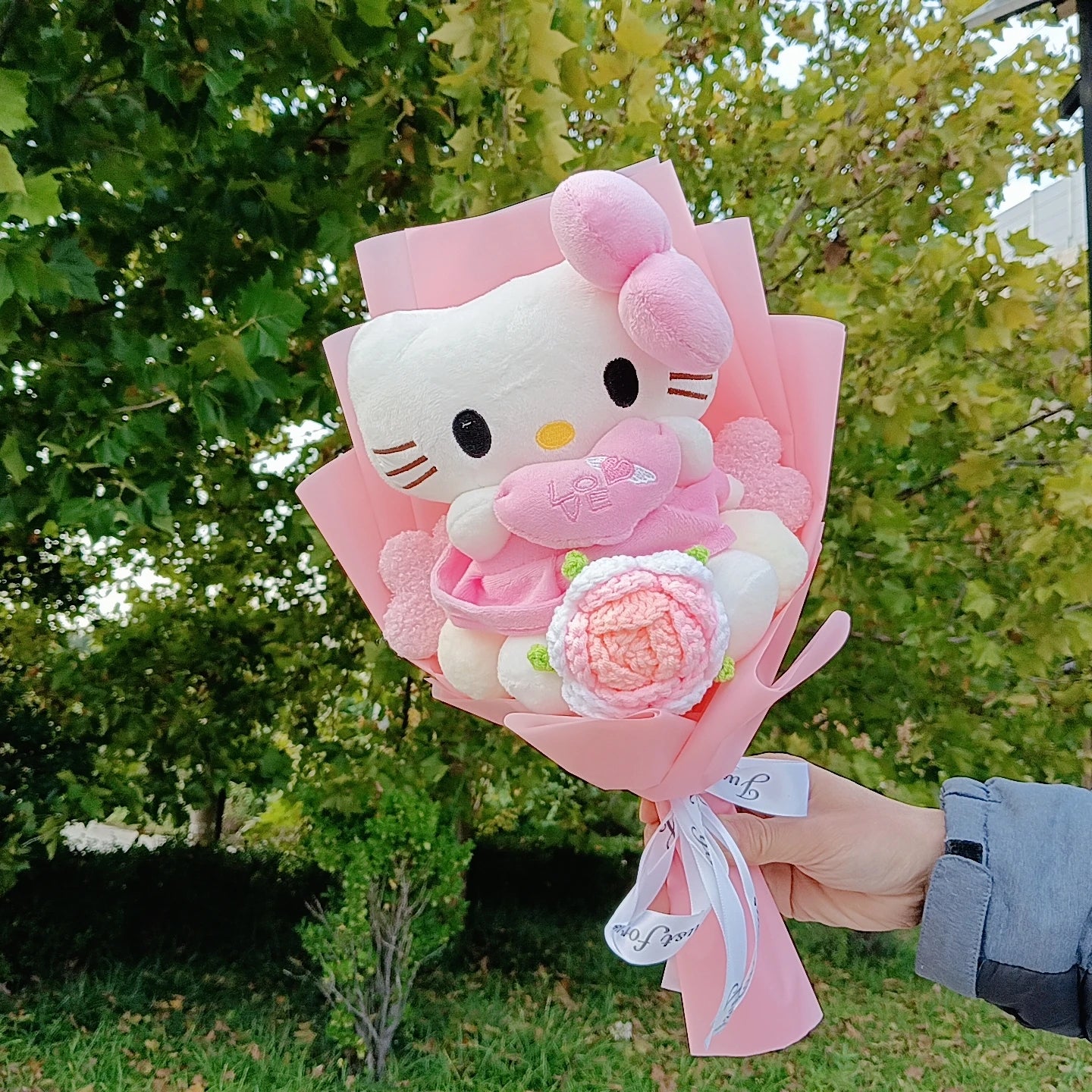 Hello Kitty Plush Flower Bouquet