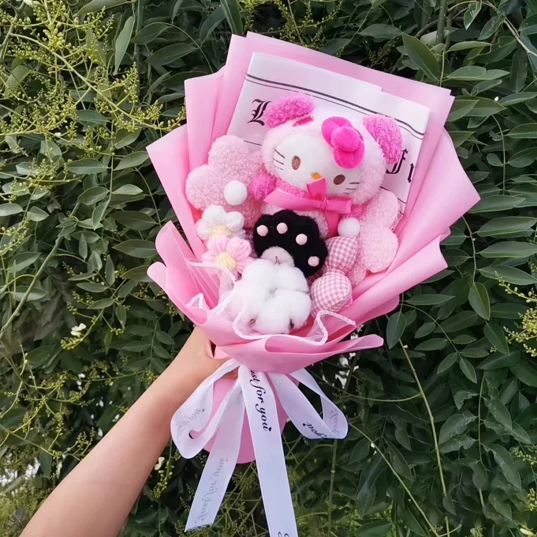 Hello Kitty Plush Flower Bouquet