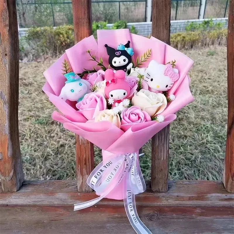 Hello Kitty Plush Flower Bouquet