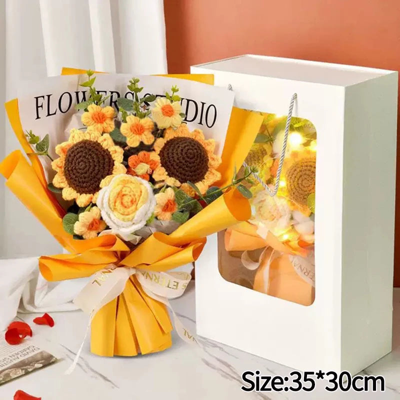 Handmade Crochet Flower Bouquet