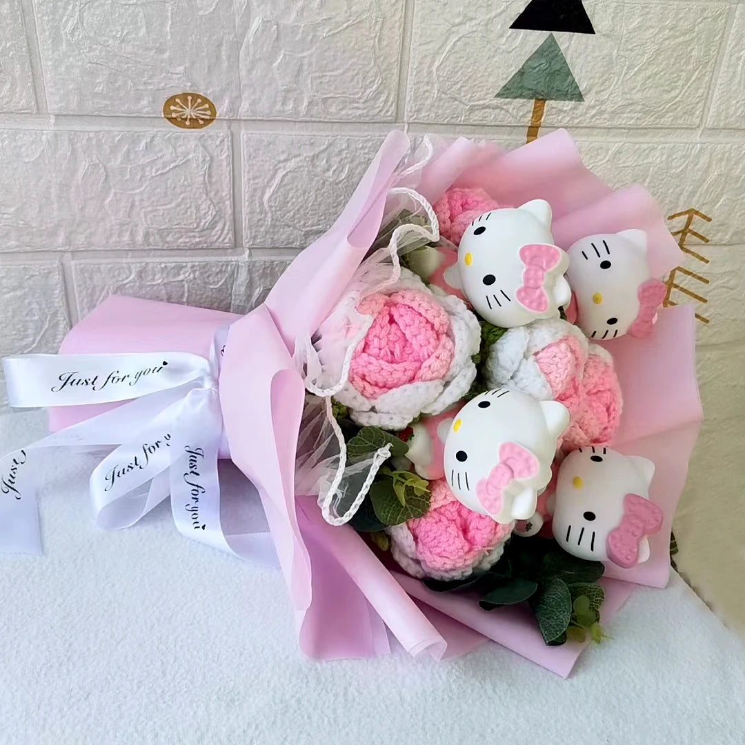Hello Kitty Plush Flower Bouquet