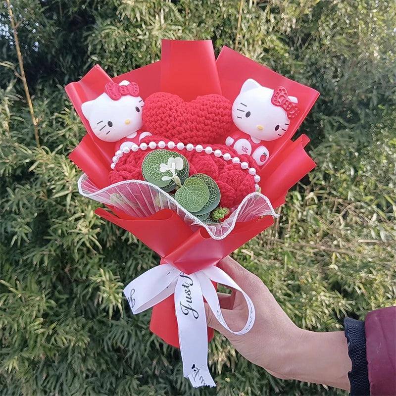 Hello Kitty Plush Flower Bouquet