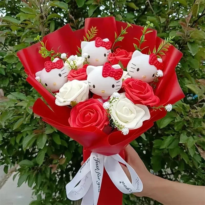 Hello Kitty Plush Flower Bouquet