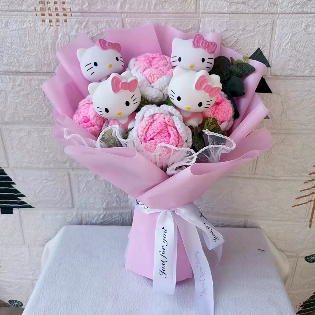 Hello Kitty Plush Flower Bouquet