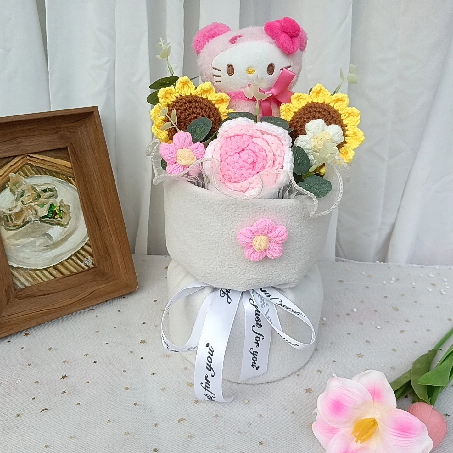 Hello Kitty Plush Flower Bouquet