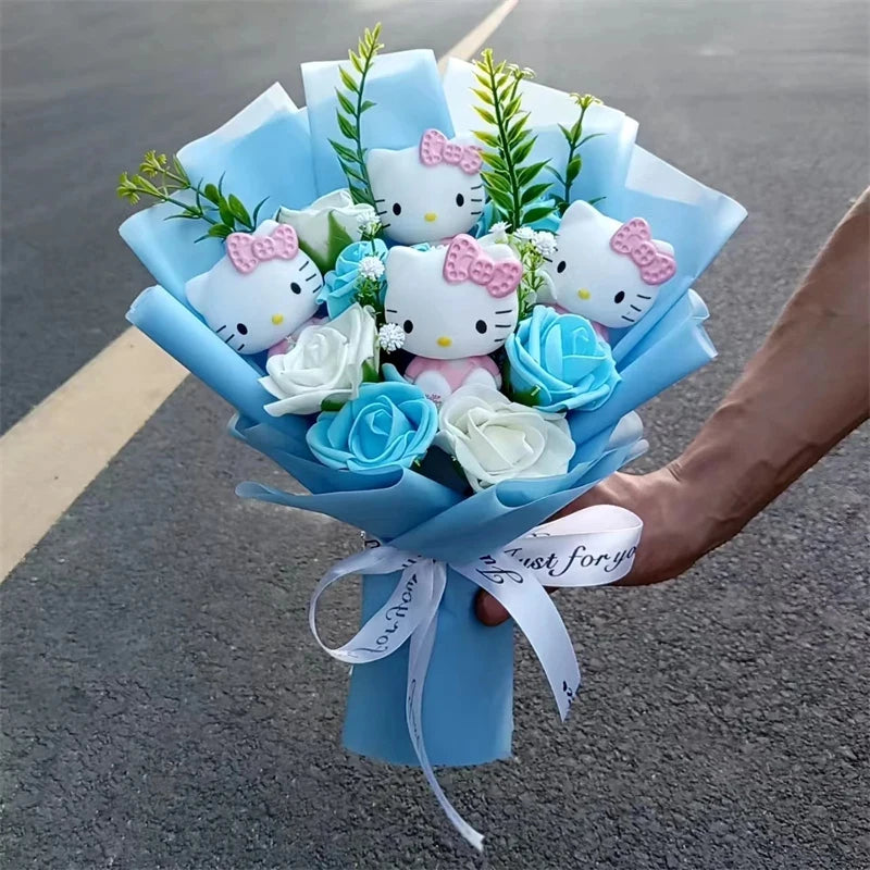 Hello Kitty Plush Flower Bouquet
