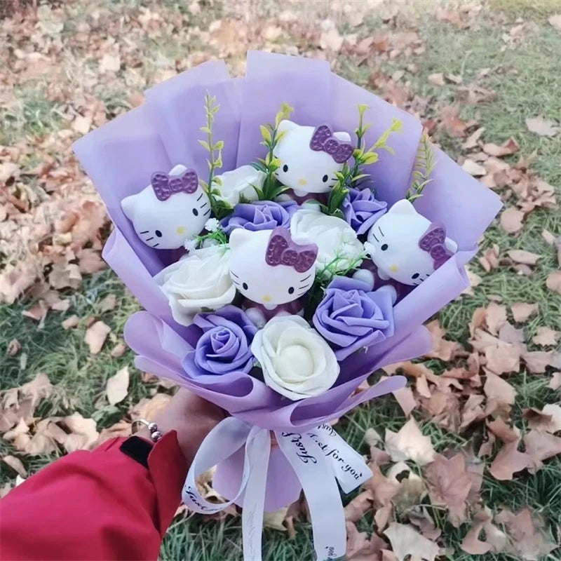 Hello Kitty Plush Flower Bouquet