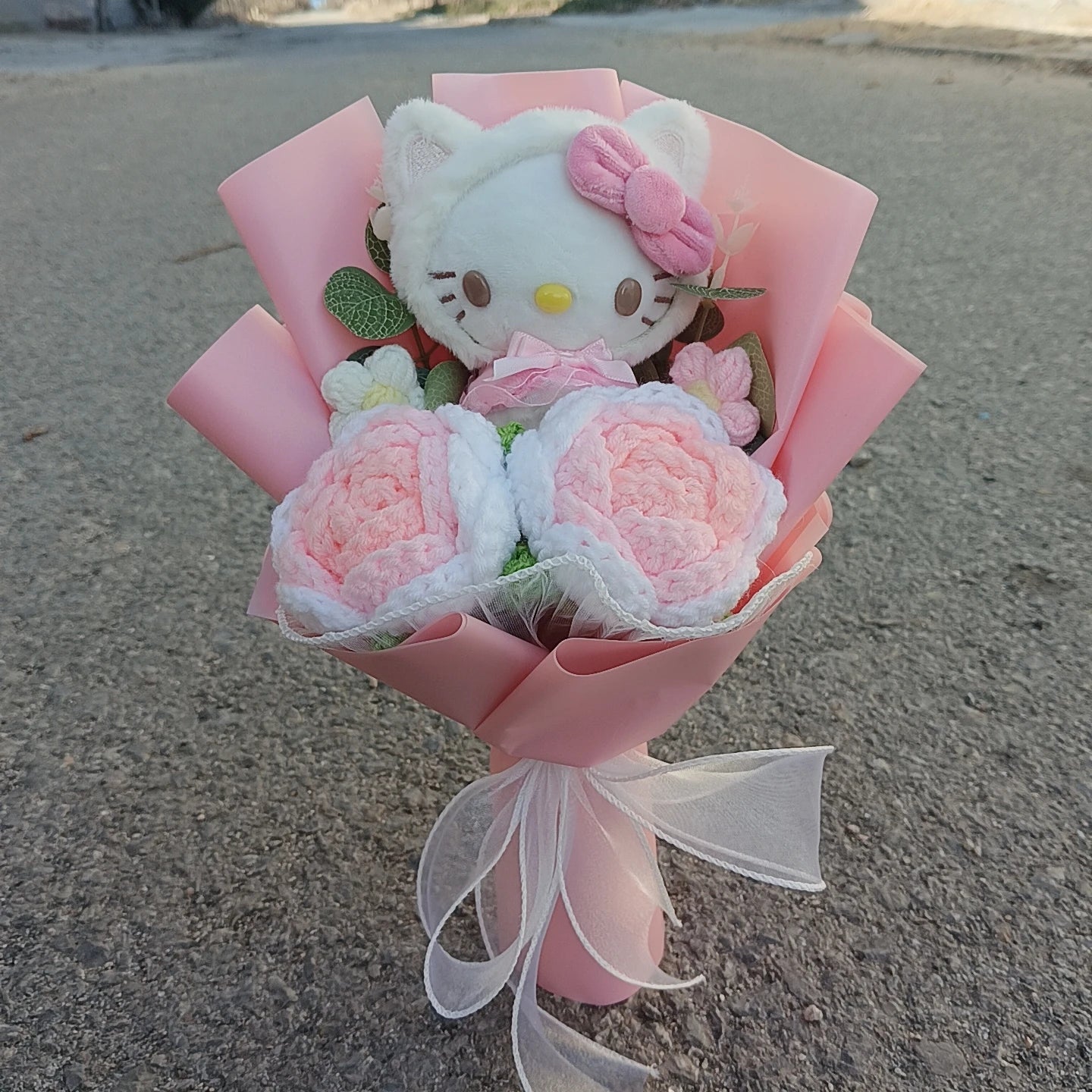 Hello Kitty Plush Flower Bouquet