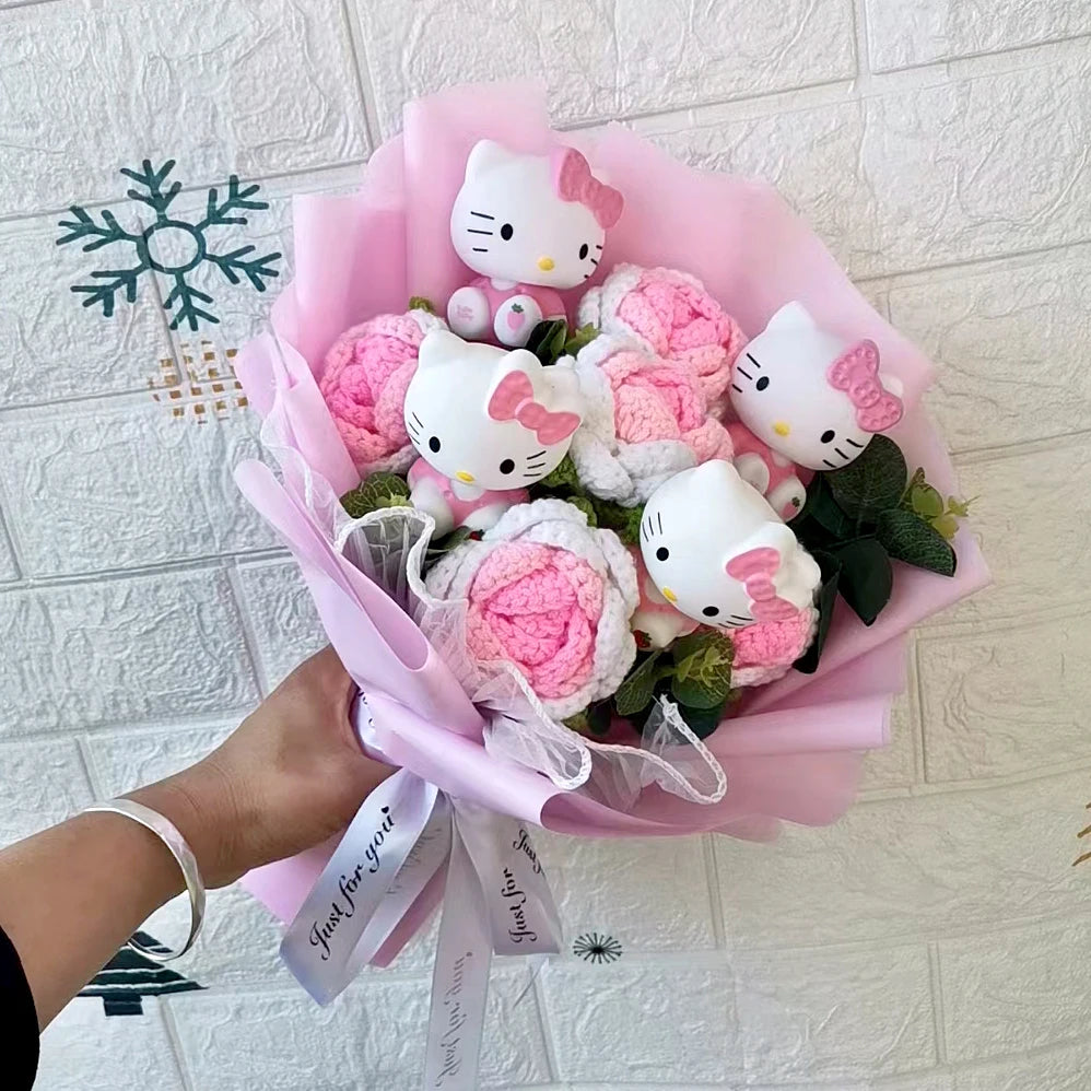 Hello Kitty Plush Flower Bouquet