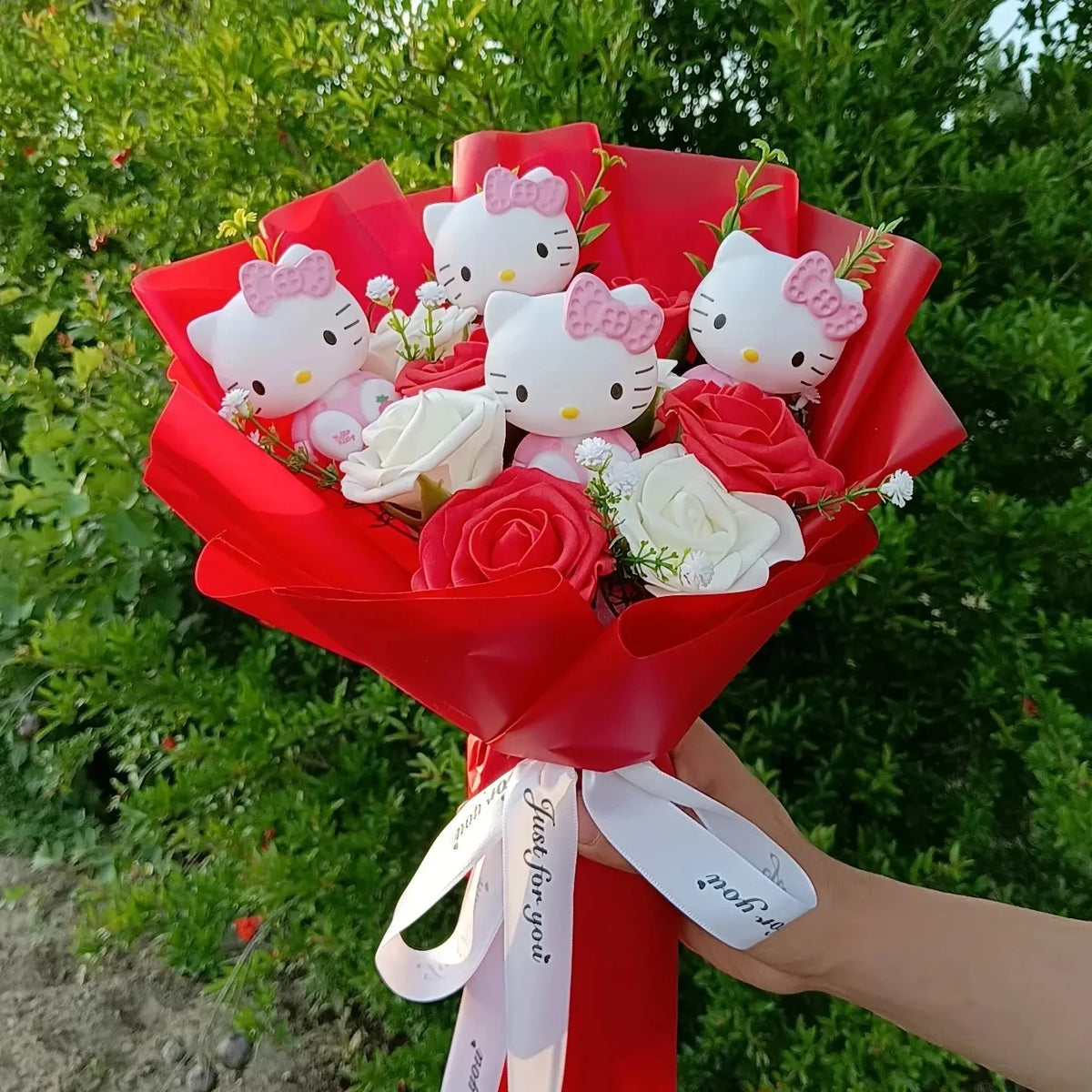 Hello Kitty Plush Flower Bouquet