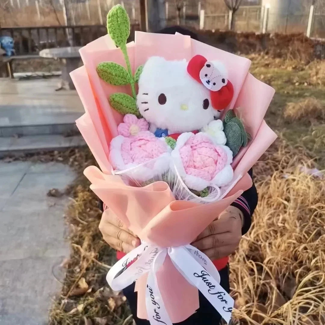 Hello Kitty Plush Flower Bouquet