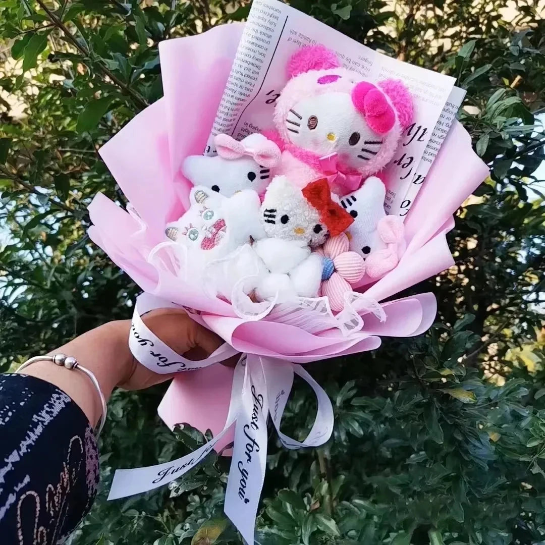 Hello Kitty Plush Flower Bouquet